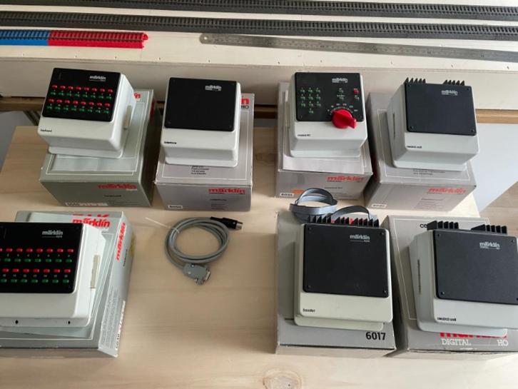 7 stuks digitale Märklin modules in OVP - zie omschrijving, Hobby en Vrije tijd, Modeltreinen | H0, Gebruikt, Overige typen, Wisselstroom