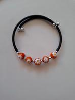 Italiaanse armband met Muranoglas, Overige materialen, Zwart, Nieuw, Ophalen of Verzenden