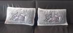 2x Bambi Kussens - Zo goed als nieuw!, Ophalen, Zo goed als nieuw, Grijs, Rechthoekig