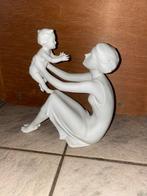 Beeld keramiek Kaiser W Germany 398 moeder kind beschadigd, Ophalen of Verzenden, Gebruikt, Mens