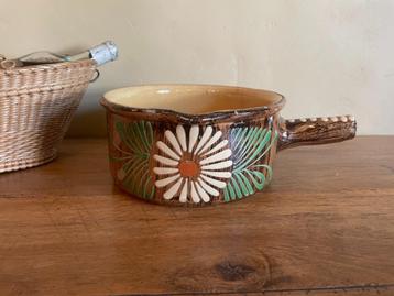Aardewerk Patépot pot schaal  uit een boucherie Frans beschikbaar voor biedingen
