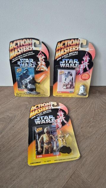 Star Wars Action Masters Die Cast Metal Collectibles 3 stuks beschikbaar voor biedingen