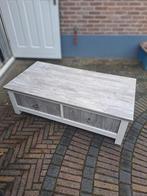 Salontafel met 2 lades kan zeker nog een ronde mee., Huis en Inrichting, Ophalen, Gebruikt, 100 tot 150 cm, 50 tot 100 cm