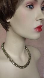 Zilverkleurige Ketting ~ Merk BEHAVE ~ Handgemaakt, Met kristal, Overige materialen, Gebruikt, Ophalen of Verzenden