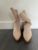 Via vai cowboy laarzen beige maat 40, Kleding | Dames, Schoenen, Ophalen of Verzenden, Zo goed als nieuw, Beige, Hoge laarzen