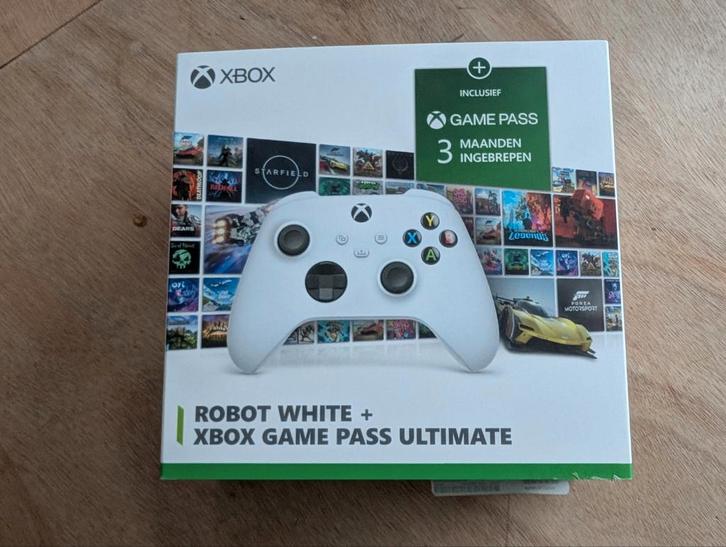Xbox Controller + 3 maanden game pass ultimate, Spelcomputers en Games, Spelcomputers | Xbox | Accessoires, Nieuw, Xbox One, Xbox Series X