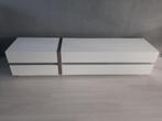 Tv meubel hoogglans wit lengte 220 cm inclusief thuisbezorgd, Huis en Inrichting, Kasten | Wandmeubels, Overige materialen, Minder dan 100 cm
