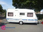 Tec Travelking 450 Met Vast Bed Mover en Airco, Caravans en Kamperen, Caravans, T.E.C., Schokbreker, Bedrijf, 750 - 1000 kg