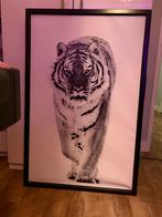 Ikea Schilderij Tijger Zwart Wit, Huis en Inrichting, Woonaccessoires | Schilderijen, Tekeningen en Foto's, Ophalen, Zo goed als nieuw