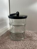 Glazen Stapelbakjes voor Bewaren, Huis en Inrichting, Keuken | Tupperware, Ophalen, Gebruikt, Wit, Bak of Kom