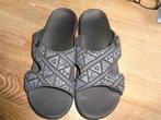 Heren slippers maat 45 met klittenband suiting, Slippers, Spenco, Zwart, Nieuw