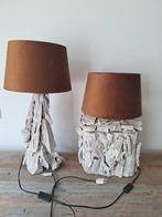 2 gave lampen van hout., Ophalen, Zo goed als nieuw, Hout
