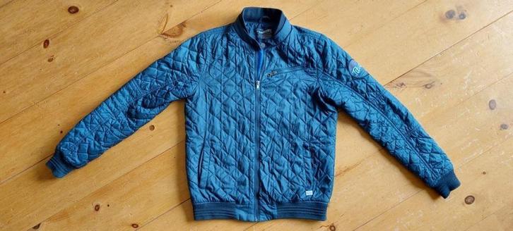 Blauwe Petrol industries jas maat 176, Kinderen en Baby's, Kinderkleding | Maat 176, Gebruikt, Jongen, Jas, Ophalen of Verzenden