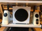 Logitech subwoofer en speakers goed geluid, Computers en Software, Pc speakers, Ophalen of Verzenden, Gebruikt, Logitech, Creative