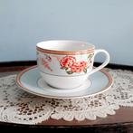 Rose Garden, leuke (thee)kop en schotel, Ophalen of Verzenden, Zo goed als nieuw, Porselein, Kop(pen) en/of Schotel(s)