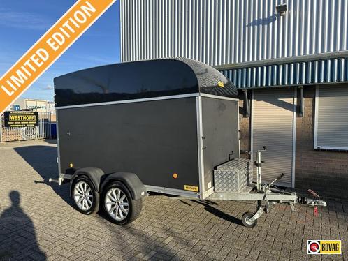BOCKMANN GESLOTEN DUBBEL-AS AERO-LINE 2020 ALU VELGEN, Auto diversen, Aanhangers en Bagagewagens, Gebruikt