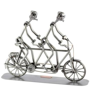 Tandem - Hinz & Kunst, fiets, metalen beeldje, cadeau, duo beschikbaar voor biedingen