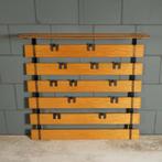 Scandinavische kapstok/garderobe – teakhout – jaren 60, Wandkapstok, Ophalen of Verzenden, Zo goed als nieuw, X