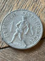 1 Shilling 1947 Oostenrijk, Ophalen of Verzenden, Oostenrijk, Losse munt