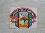 sticker JAVAANSE JONGENS TEMBACO SHAG, Verzamelen, Ophalen of Verzenden, Zo goed als nieuw, Merk