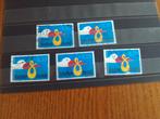 2002 - 5 geboortezegels (95c), Postzegels en Munten, Postzegels | Nederland, Verzenden, Gestempeld