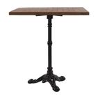 Terrastafel teakhout gietijzer vierkant 70 x 70 cm, Info@edvonline.nl, Nieuw, Ophalen of Verzenden, Inductorstraat 9b Veenendaal