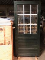 Hardhouten buitendeur dubbel glas, Ophalen, Gebruikt, 80 tot 100 cm, Buitendeur