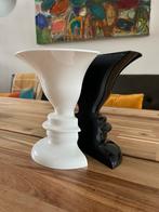 Design vaas La Petite Tête à Fleur – Paul Baars, Zwart, Nieuw, Ophalen of Verzenden, Glas