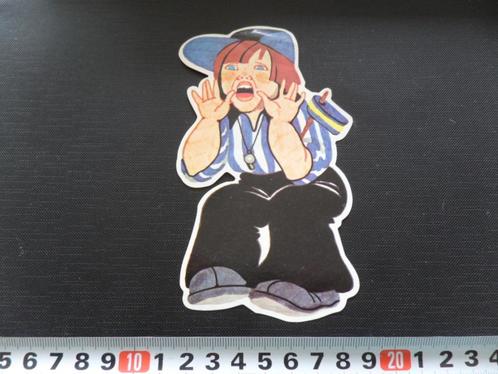 sticker strip ratel fluitje schreeuwen supporter, Verzamelen, Stickers, Zo goed als nieuw, Bedrijf of Vereniging, Ophalen