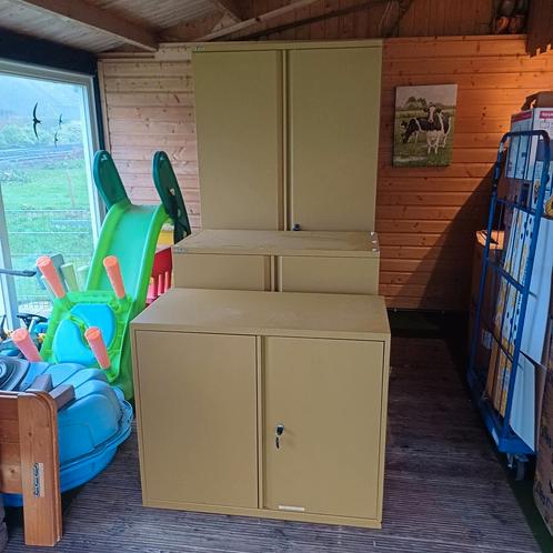 Grote partij (9 x) archiefkasten lockerkasten bisley kasten, Huis en Inrichting, Kasten | Roldeurkasten en Archiefkasten, Gebruikt