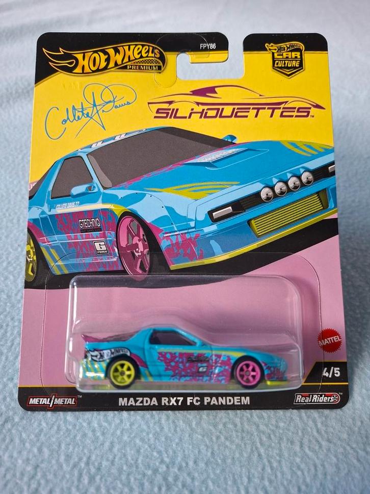 Hot Wheels Premium Mazda RX7 FC Pandem Silhouettes 4/5, Hobby en Vrije tijd, Modelauto's | Overige schalen, Nieuw, Auto, Ophalen of Verzenden