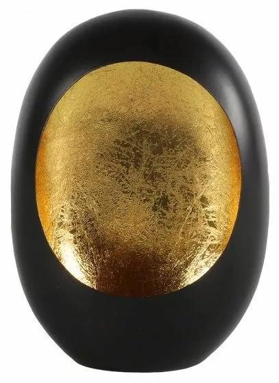 Wand windlicht Egg Zwart/goud - Sfeervol! 16x8x23 cm, Huis en Inrichting, Woonaccessoires | Wanddecoraties, Nieuw, Ophalen of Verzenden