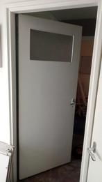 Gezocht: deur met dit soort glas raampje, Doe-het-zelf en Verbouw, Deuren en Horren, Ophalen, Glas, Binnendeur, 200 tot 215 cm