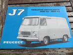 Folder Peugeot J7 gesloten bestelauto 1966, Boeken, Verzenden, Zo goed als nieuw, Peugeot, Peugeot