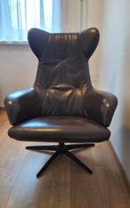 Leren Relaxfauteul, Huis en Inrichting, Fauteuils, Ophalen, Gebruikt, 75 tot 100 cm, Leer