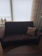 Mooie bruine bank - 2/3 persoons, Ophalen, Gebruikt, 150 tot 200 cm, Tweepersoons