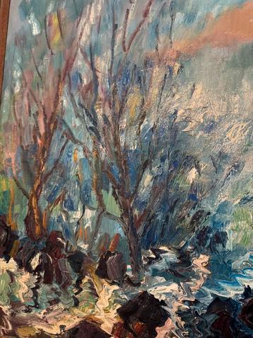 Jan Makkes - Ardennen Landschap - Olieverf beschikbaar voor biedingen