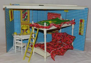 Vintage Barbie Skipper 2 in 1 bedroom jaren 70 beschikbaar voor biedingen