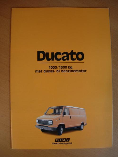 Fiat Ducato 1983 Brochure, Boeken, Auto's | Folders en Tijdschriften, Zo goed als nieuw, Overige merken, Ophalen