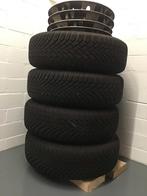 Winterbanden Continental 195/65 R15T met velgen - Kia/Hyunda, Ophalen, Gebruikt, 15 inch, Banden en Velgen