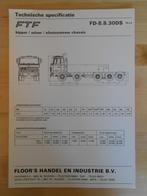 FTF 10x4 ca 1985 Technische Specificatie Folder, Ophalen, FTF, Zo goed als nieuw, Overige merken