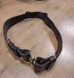 Lederen riem koppel belt uniform leer leger, Ophalen of Verzenden, Nederland, Kleding of Schoenen