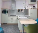 Complete Siematic keuken Miele Siemens apparatuur, Ophalen, Zo goed als nieuw, Graniet of Steen, Hoekkeuken