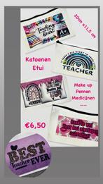 Etui bedankjes juffen en meester van alles mogelijk, Ophalen of Verzenden, Nieuw, Overige typen, Overige