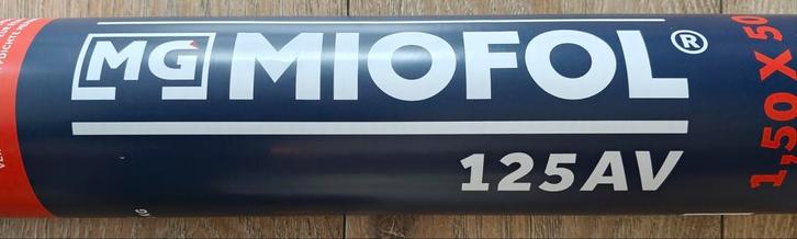 Miofol 125AV rol 40x1,5, Doe-het-zelf en Verbouw, Isolatie en Afdichting, Nieuw, Overige materialen, Minder dan 4 cm, 15 m² of meer