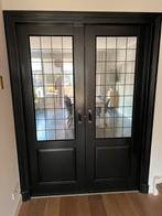 Ensuite deuren glas in lood, Doe-het-zelf en Verbouw, Deuren en Horren, Ophalen, Gebruikt, Minder dan 80 cm, Binnendeur