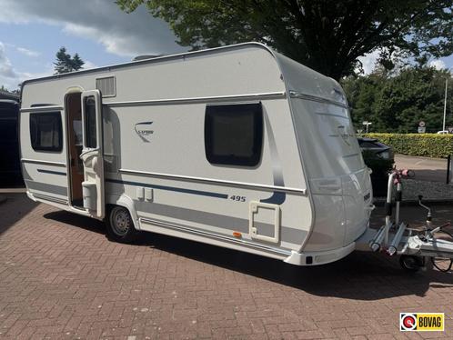 Fendt Saphir 495 SFB Mover,ATC, Caravans en Kamperen, Caravans, Bedrijf, tot en met 4, 1250 - 1500 kg, Rondzit, Fendt, Frans bed