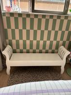 Vintage bankje hout wit, Ophalen
