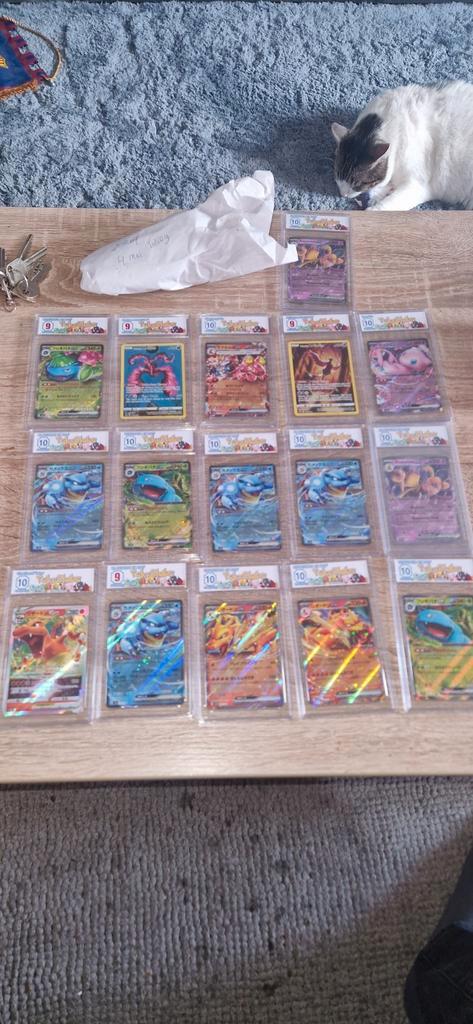 Graded slabs charizard blastoise venusaur mew  moltres, Hobby en Vrije tijd, Verzamelkaartspellen | Pokémon, Zo goed als nieuw
