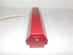 Vintage bedlampje in bordeaux rood, 5-kantig, apart model, Huis en Inrichting, Lampen | Wandlampen, Ophalen of Verzenden, Gebruikt